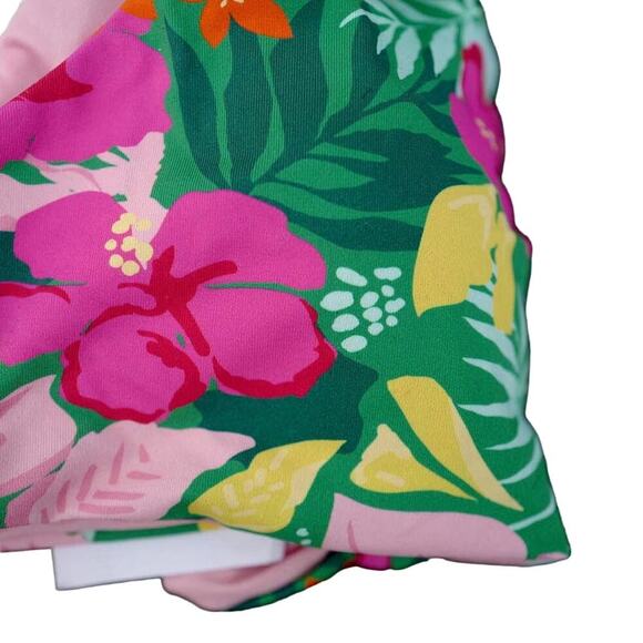 NWT Dippin Daisy’s One Shoulder Tropical Bikini Set High Waist Swimsuit USA Made - Picture 12 of 15